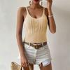 Tank Top For Women Fashion Sexy Summer Tops  Cropped Vest O-Neck Sleeveless Cropped Top