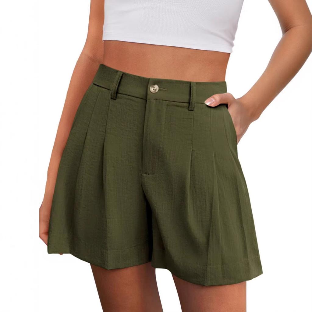 Amazon Europe and the United States cross-border new 2026 spring and summer urban style temperament women's clothing high waist casual women's shorts