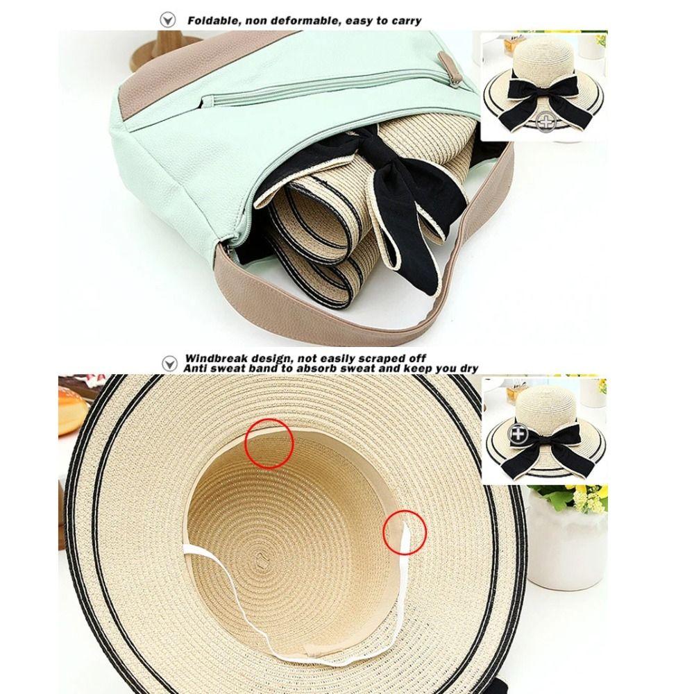 Casual Bowtie Fisherman Hat Fashion Travel Beach Hat 2024 Women Sun Hat