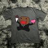 2026 Summer Domo Kun Funny Pattern Daily Print Tshirts Unisex And Unisex Simple Color Casual Versatile Gothic Shortsleeves Tops