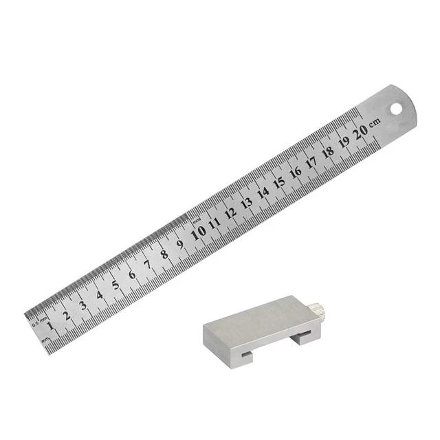 Metal Carpenter Swenson Carpentry Square Woodworking Tools Carpentry Steel Ruler Positioning Limit Block Measuring Marking Gauge