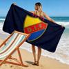 Djurgardens IF Print Beach Towel, Large Soft Quick Dry Towel for Beach Camping Swimming