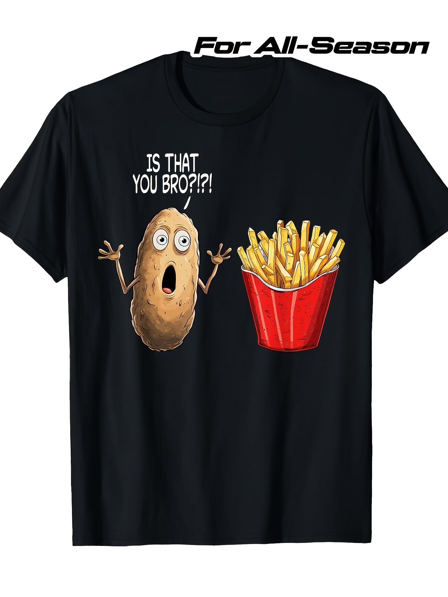 T-Shirt Y2K Potato and French Fries S