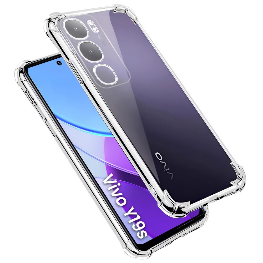 Case for Vivo Y19s, Dropproof, Transparent