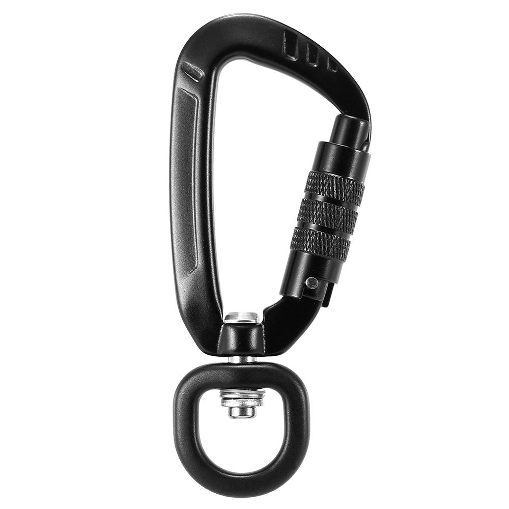 2pcs Carabiner Clip 360 degrees Rotatable Carabiner Small Auto Locking Carabiner 4KN