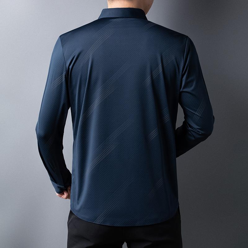 Men's Long-Sleeved Shirt Autumn New Korean Style Fashion Shirt Casual Jacket Men's All-Matching Top Men