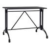 VidaXL Pied de Table de Bistro Pied de Table de Remplacement Jambe de Rechange de Table de Bistro Accessoire de Meuble Noir 325436
