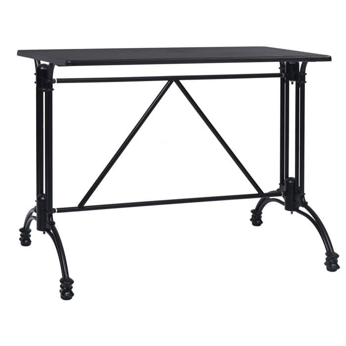 VidaXL Pied de Table de Bistro Pied de Table de Remplacement Jambe de Rechange de Table de Bistro Accessoire de Meuble Noir 325436