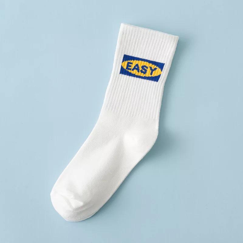 Unisex Trendy Knee-High Basketball Cotton Socks for Men and Women - Spring, Autumn, Winter