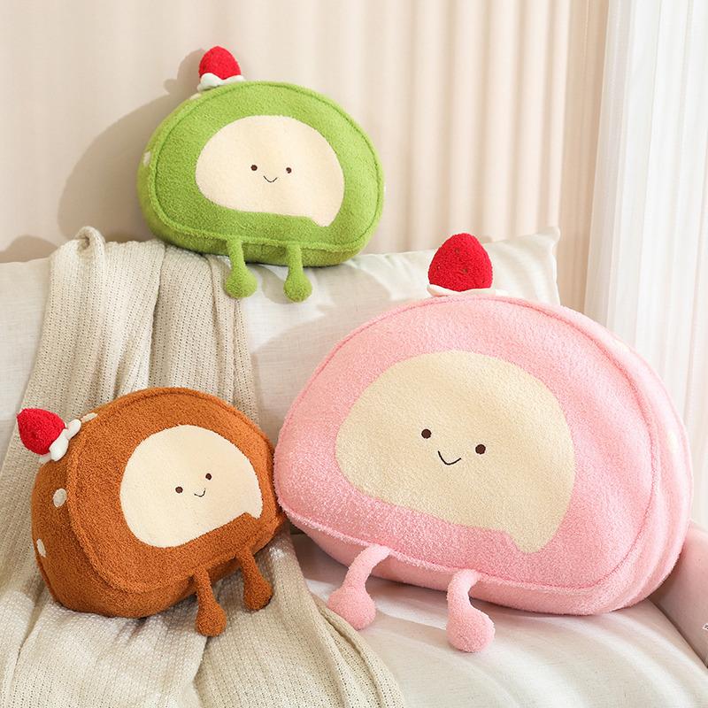 Swiss Roll Office Lunch Break Plush Pillow Sofa Living Room Cushion Pillow Bay Window Tatami Pillow Birthday Gift