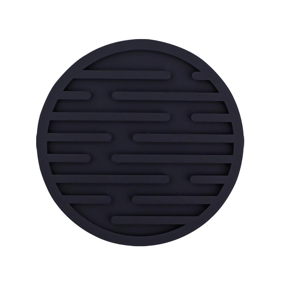 Thickened Round Silicone Marble Coaster - Heat-Resistant, Non-Slip, Food-Grade Anti-Scald Mat for Cups