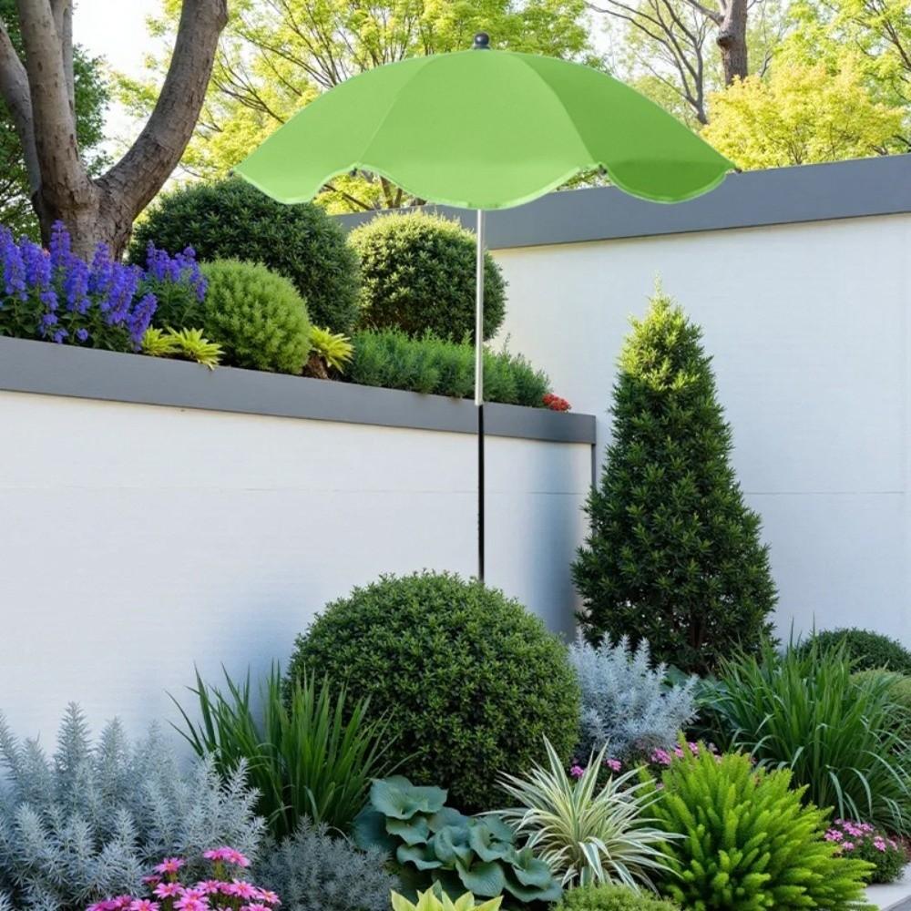 Weatherproof Garden Shade Umbrella Adjustable Sunshade Umbrella Plant Umbrellas  Flower Pots