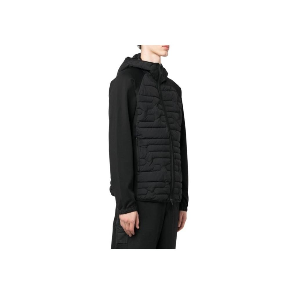 Y-3 SS23 Solid Color Hooded High Neck Casual Jacket Men Outerwear Black HM9344