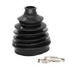CV Boot Dust Cover Universal Split CV Boot Kit Driveshaft Stretchy Outer Gaiters Dust Cover Ball Head Constant Speed Round Clamp