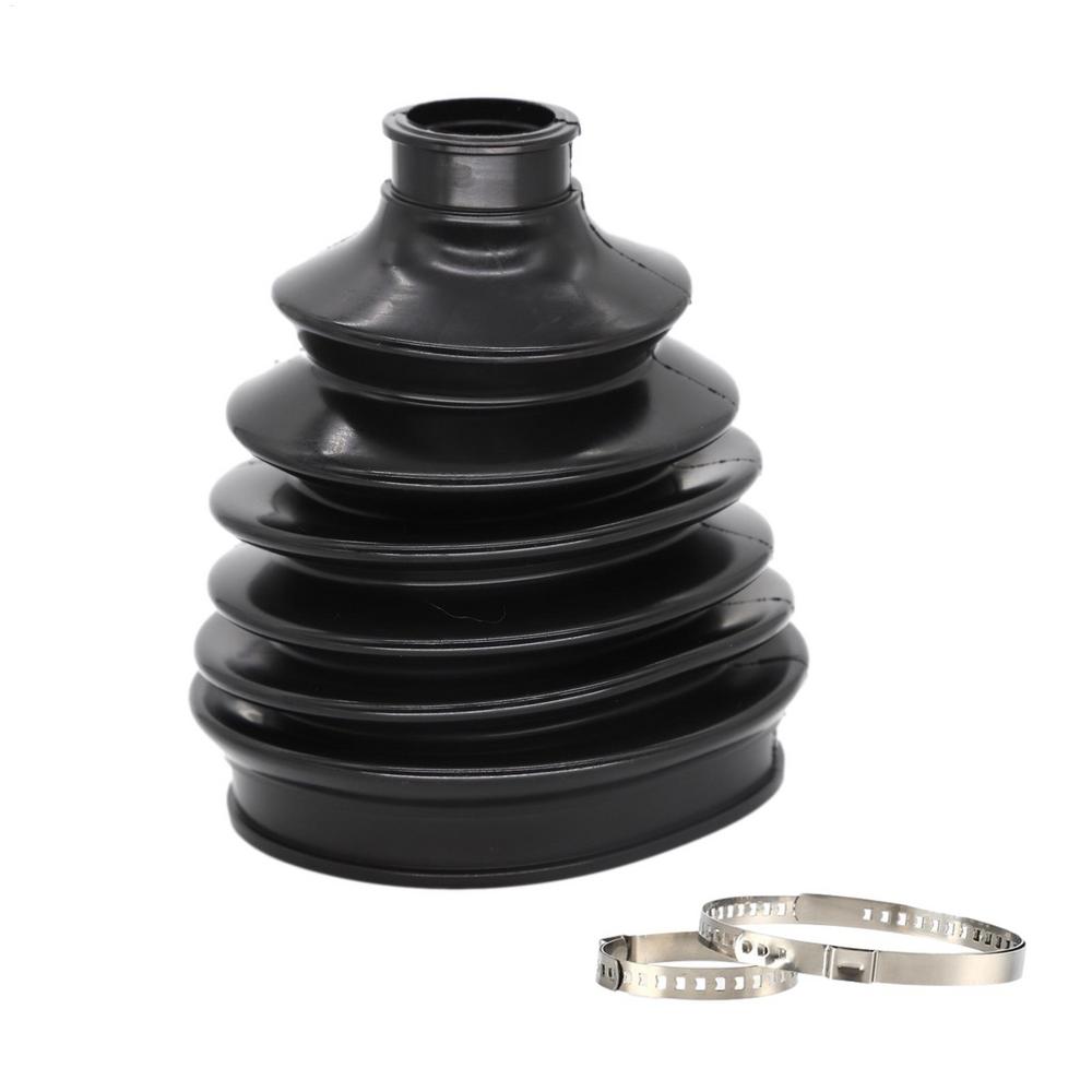 Пыльник ШРУСа Универсальный Разрезной Комплект Пыльников ШРУСов Растягивающиеся Внешние Чехлы Пыльника Шарнира Равных Угловых Скоростей Круглая Хомутная Стяжка чёрный