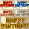 16inch Happy Birthday Decoration Balloons Gold Blue Letter Foil Ballons Set Birthday Party Decor Air Globos Balony Anniversaire