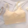 Seamless Beauty Back Thin Strap Wireless Padded Women Bra Camisole Tube Top