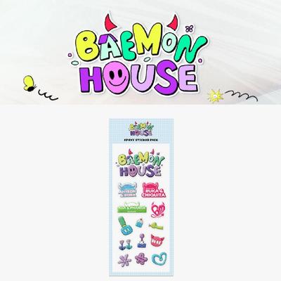 Pré-venda Pacote de Adesivos Epóxi BABYMONSTER BAEMON House