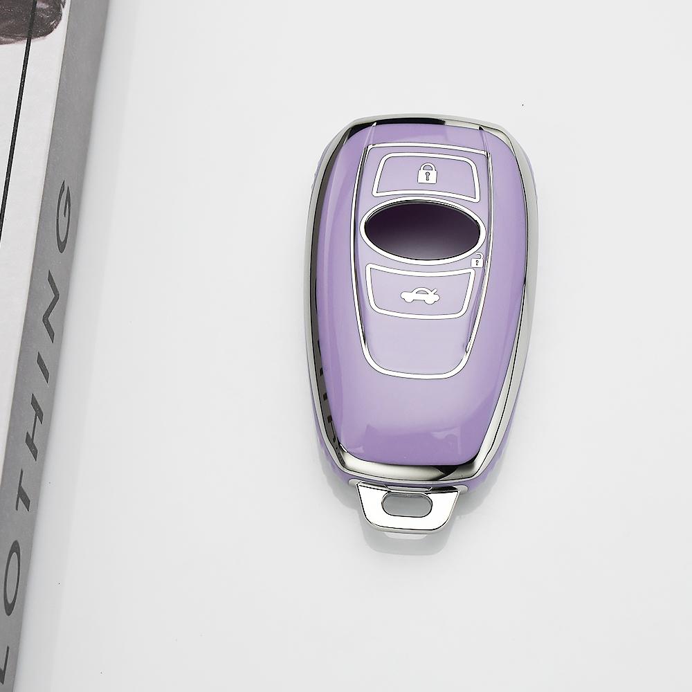 Tpu Shell Accessories Keychain For Subaru Outback Impreza Legacy Brz Wrx Xv Ascent Forester Car Key Case Cover Protected