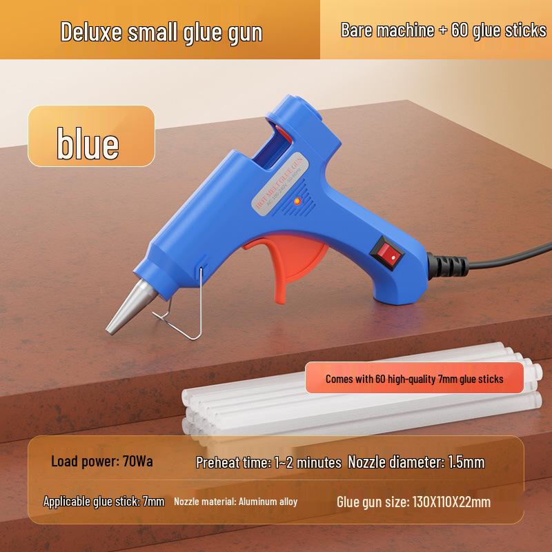 High Viscosity Hot Melt Glue Gun with 7-11mm Sticks for Kids' Crafts and Household Use