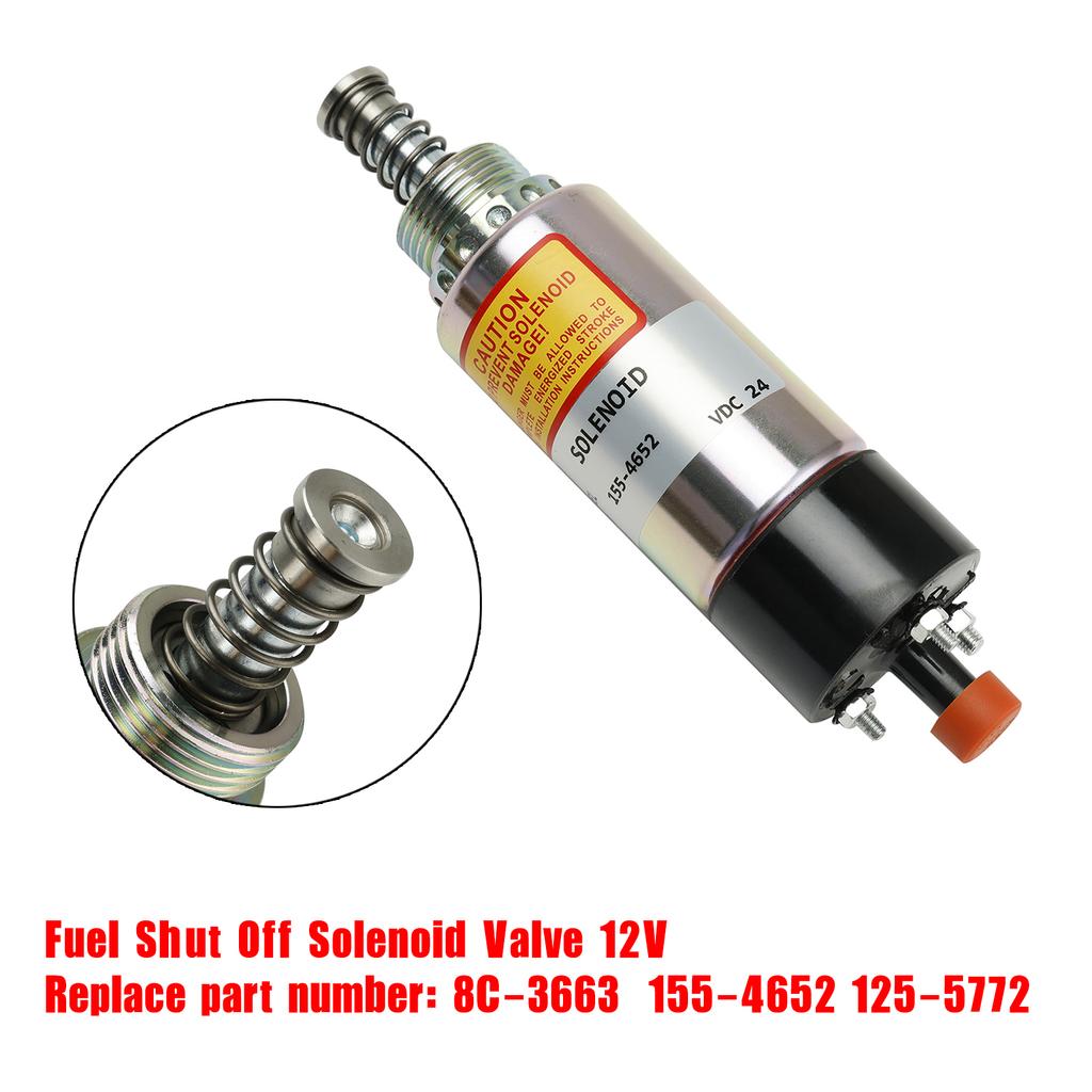 8C-3663 155-4652 125-5772 Vypínací solenoid pro CAT 3126 3114 3116 24V