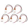 5 Stück PTC Heizplatte Aluminiumlegierung Keramik Thermostatisch PTC Heizelement 200 Grad Celsius Rotes Schwarzes Kabel