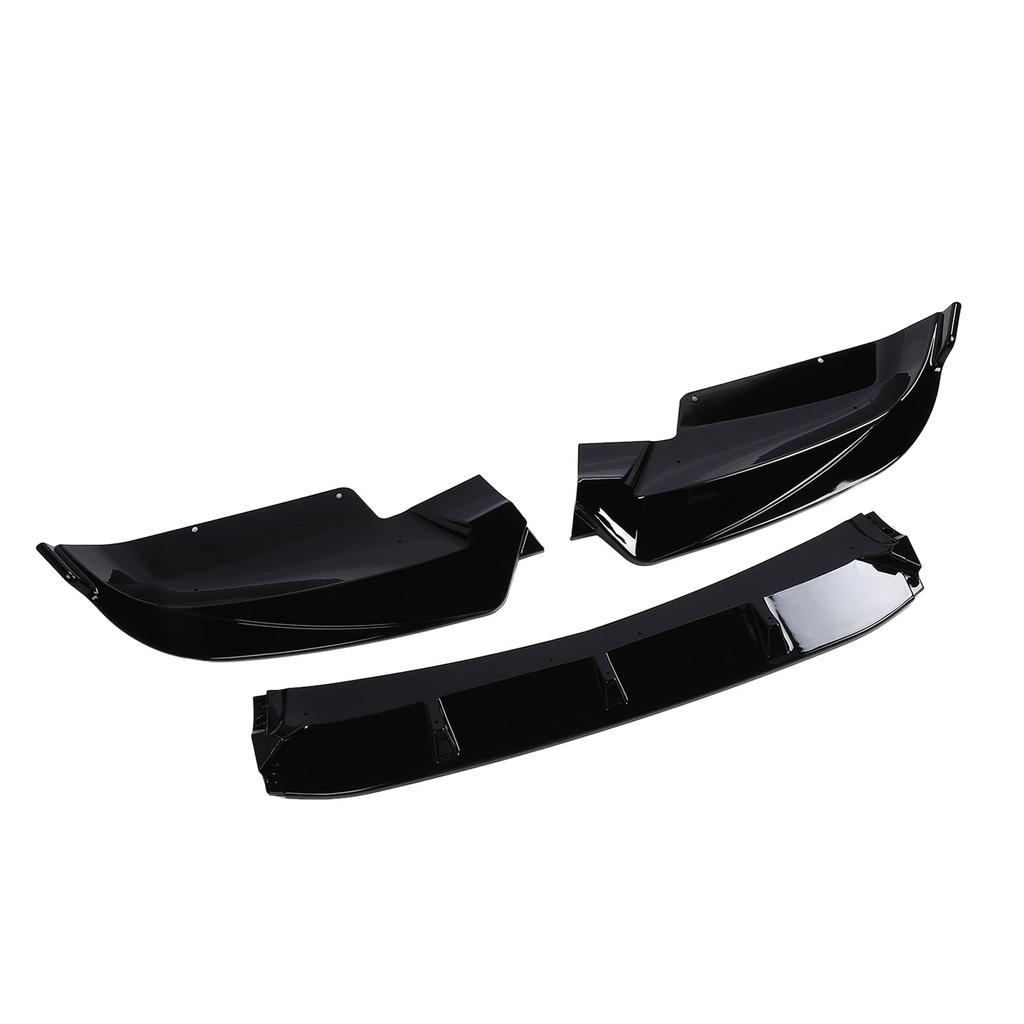 Front Bumper Lip Spoiler 3 Parts Sporty Racing Look Front Bumper Lip Splitter Body Kit for X6 F16 M 