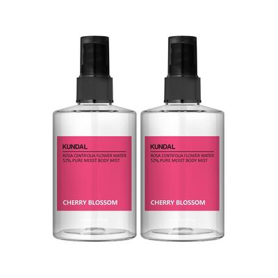 Kundal Pure Moist Kūno Purškiklis Vyšnių Žiedų 128ml*2vnt