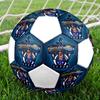 1PC FCP Size 5 Soccer Ball PrahaIndoor Soccer Ball Colorful All Ages Machine Stitched PVC Competition Ready Durable High-Bounce