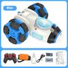 Remote Control Rocket Light Spray Toy Vertical Rotation Stunt Car Racing Children'S Gift Remote Control Stunt Rocket Toy