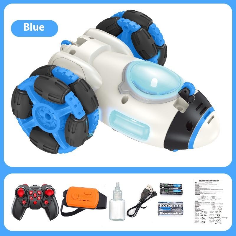 

Remote Control Rocket Light Spray Toy Vertical Rotation Stunt Car Racing Children S Gift Remote Control Stunt Rocket Toy