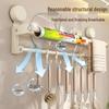 MAXCOOK Kitchen Suction Cup Rail Hook