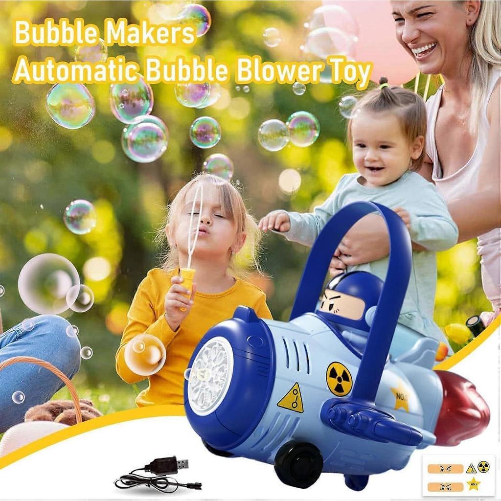Automatic Bubble Wand, Girls Blower Maker Machine, Outdoor Bubble Wand for Parks, Beaches, Backyards, Swimming Pools, Fun Bubble Toy for Kids