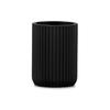 Toothbrush Holder - Andrea House - Matte Black Resin - Ø7x9.5cm - Bathroom Accessories