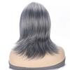 Synthetic Medium Wig for Women Hair Bobs Natural Salt and Pepper Wig  Ladies Mommy Wigs Cosplay Party Heat Resistant