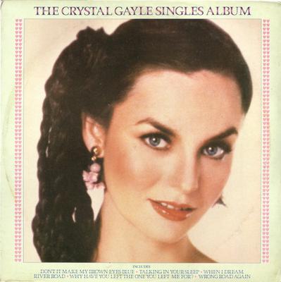 LP Record CRYSTAL GAYLE  The Crystal Gayle Singles Album UAG30287 United Artists  1980 UK Pop Used