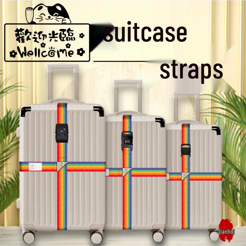 

Регулируемый багажный ремень с кодовым замком для усиления тележки и чемодана Buckle