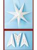 White Hollow Paper Star Lampshade - Christmas, Wedding, and Party Decoration.