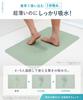 Shogeki SHOCK Magical Bath Large Made in Incredibly Thin and Absorbent Ultra-Thin, Smooth, Mat, (50x80cm), Green, Japan, Non-Slip,