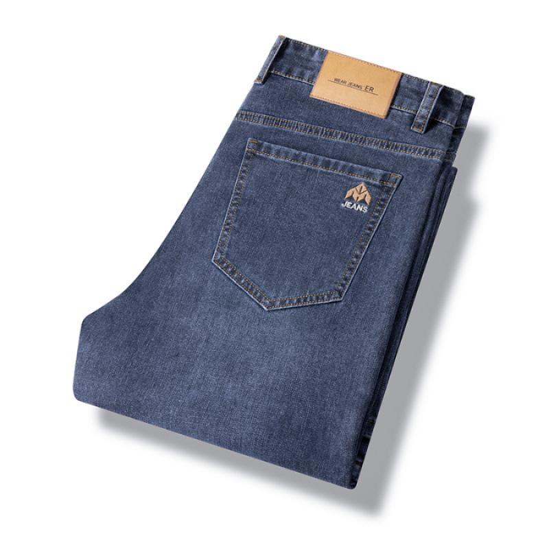 

JYL New elastic universal wide fashion jeans for men are thick and straight. 28 глибоко фуксії кольору