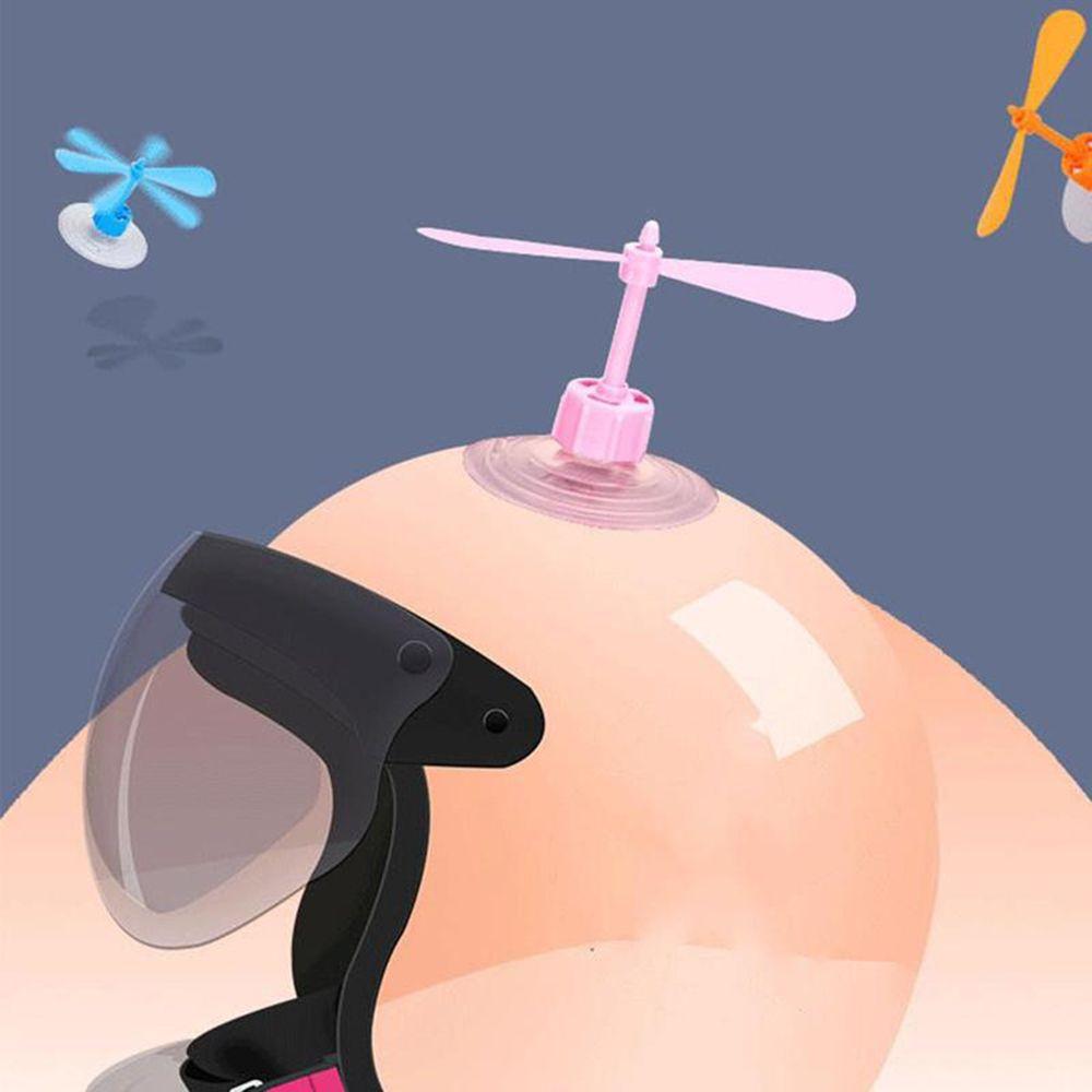 Propeller Bamboo Dragonfly Helmet Fan Helmet Decoration Accessories Children's Helmet Decoration