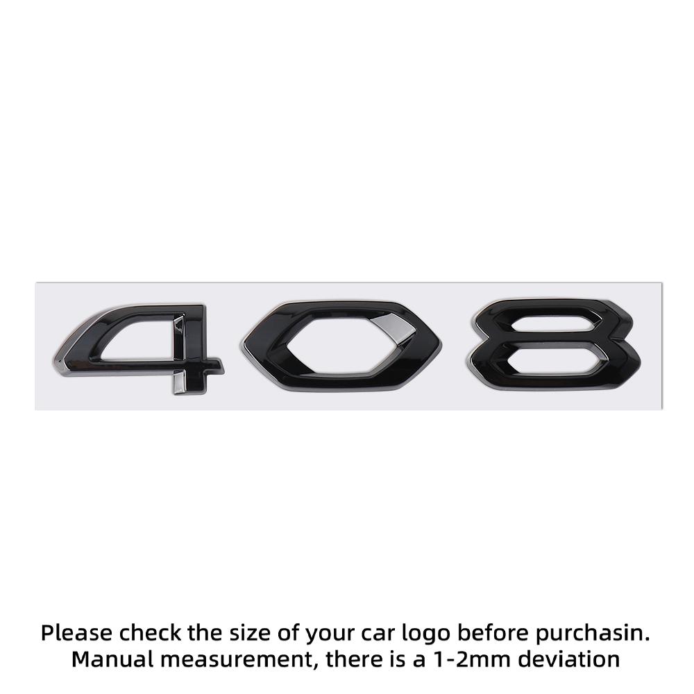 1Pc 3D ABS Letters Car Side Fender Rear Trunk Emblem Badge Sticker Auto Front Hood Logo Decal Accessories