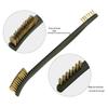 Range Hood & Sink Cleaning Brush Set: 3 Double-Ended Deburring Brushes & 4 Nylon Hook Brushes for Stain & Rust Removal