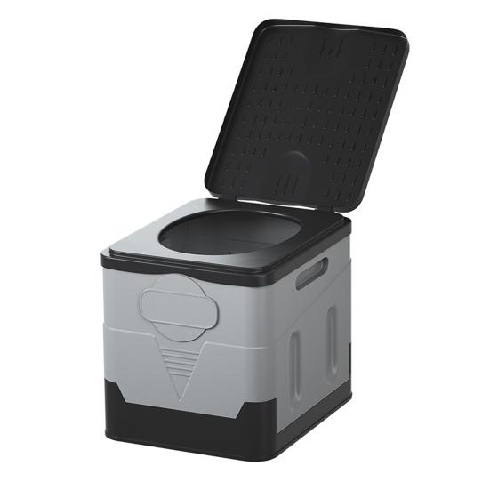 Portable Folding Toilet Compact Camping Toilet Waterproof Outdoor Toilet Multifunctional Travel Potty for