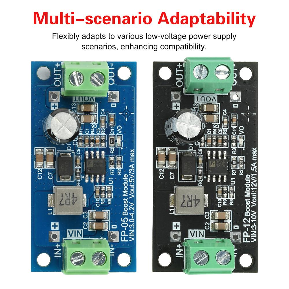 14VM0S MOSFET Boost Module DC-DC Step Up Converter Booster Power Supply Module 3V-10V To 5/12V Boost Converter Voltage regulator