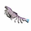 9.5cm Length TPE Shrimp Fishing Lures 10g Weight Artificial Shrimp Design Prawn Artificial Bait Pre-rigged Hooks