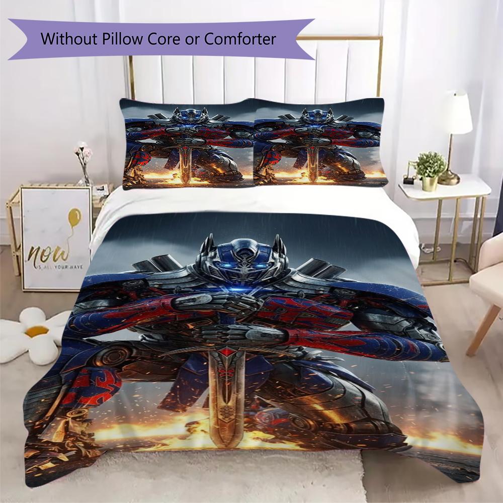Starscream Decepticon Air Support Bedding 1 Duvet Cover 2 Pillowcase Without Core Without Core Christmas Birthday Gift