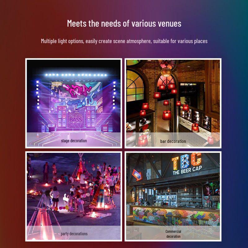 LED Color E27 Screw Base Night Light Bulb - Romantic Room Decoration, Bedroom Universal Type