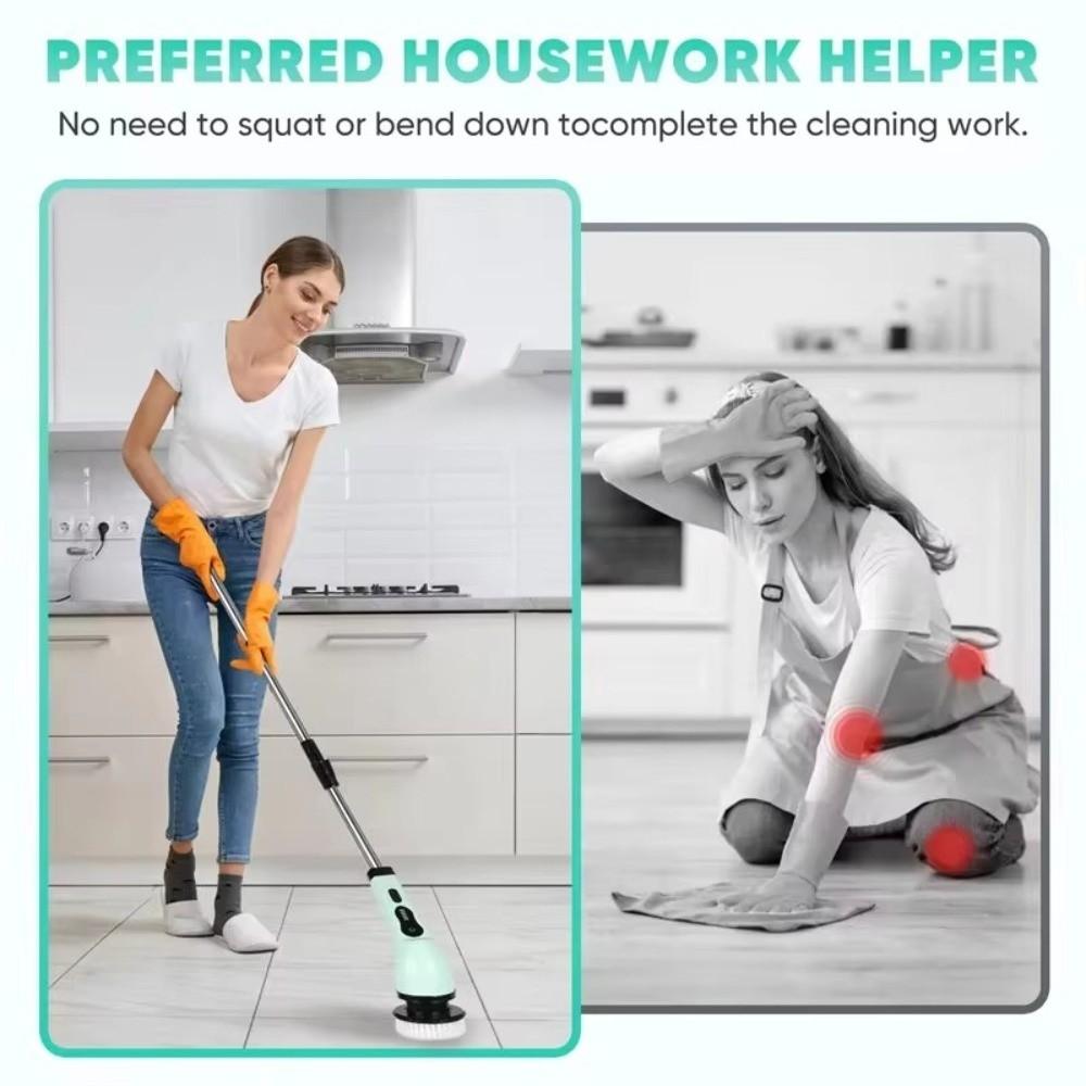 Wireless Toilet Cleaning Scrubber 9-in-1 Rotation Cleaning Machine Automotive