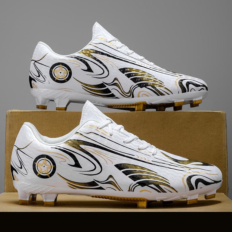 New Tf/Fg High Quality Professional Fast Grass Soccer Shoes Ultralight Training Studded Football Boots Mens Football Field Boots